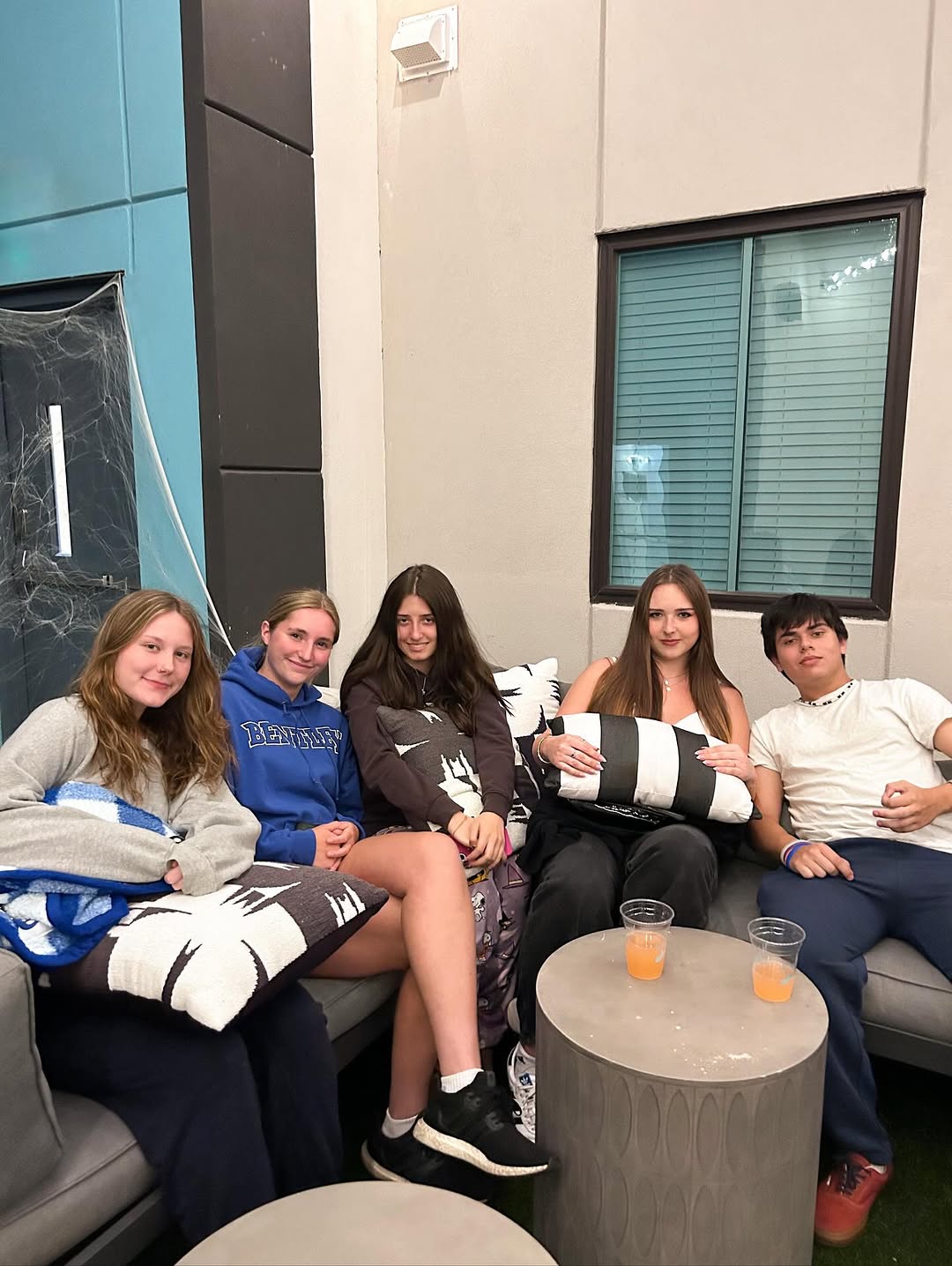 \ud83c\udf83\ud83d\udc7b Spooky season is in full swing! Thank you to our residents for coming out to scary movie night \u2014 you made it a fun evening! \nDon't forget about Homecoming weekend and the parade tomorrow on University Ave!\ud83d\udc99\ud83e\udde1\n\n