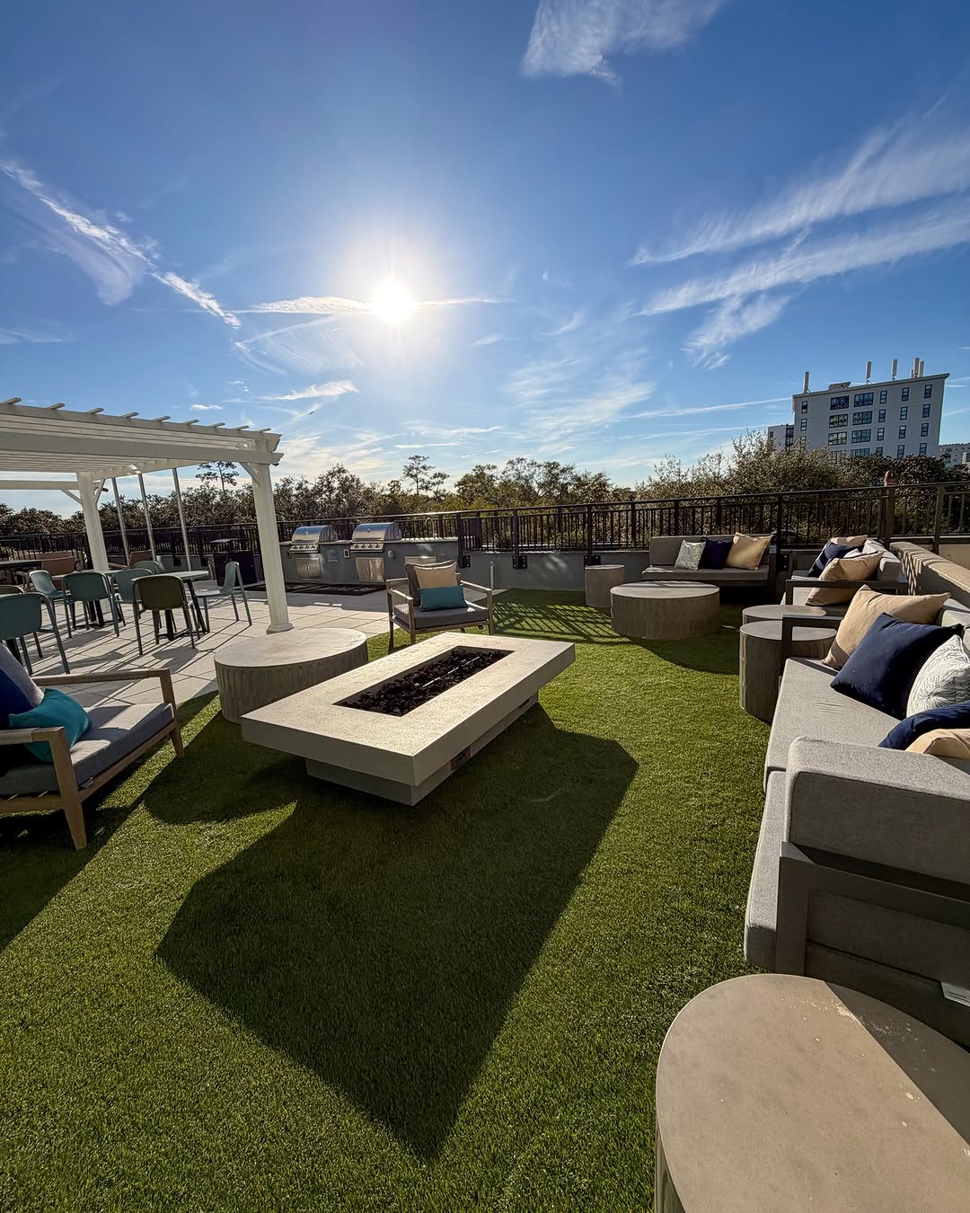 Courtyard still vibin'\u2026 just missing our residents \ud83c\udf34 \u2600\ufe0f\n\n