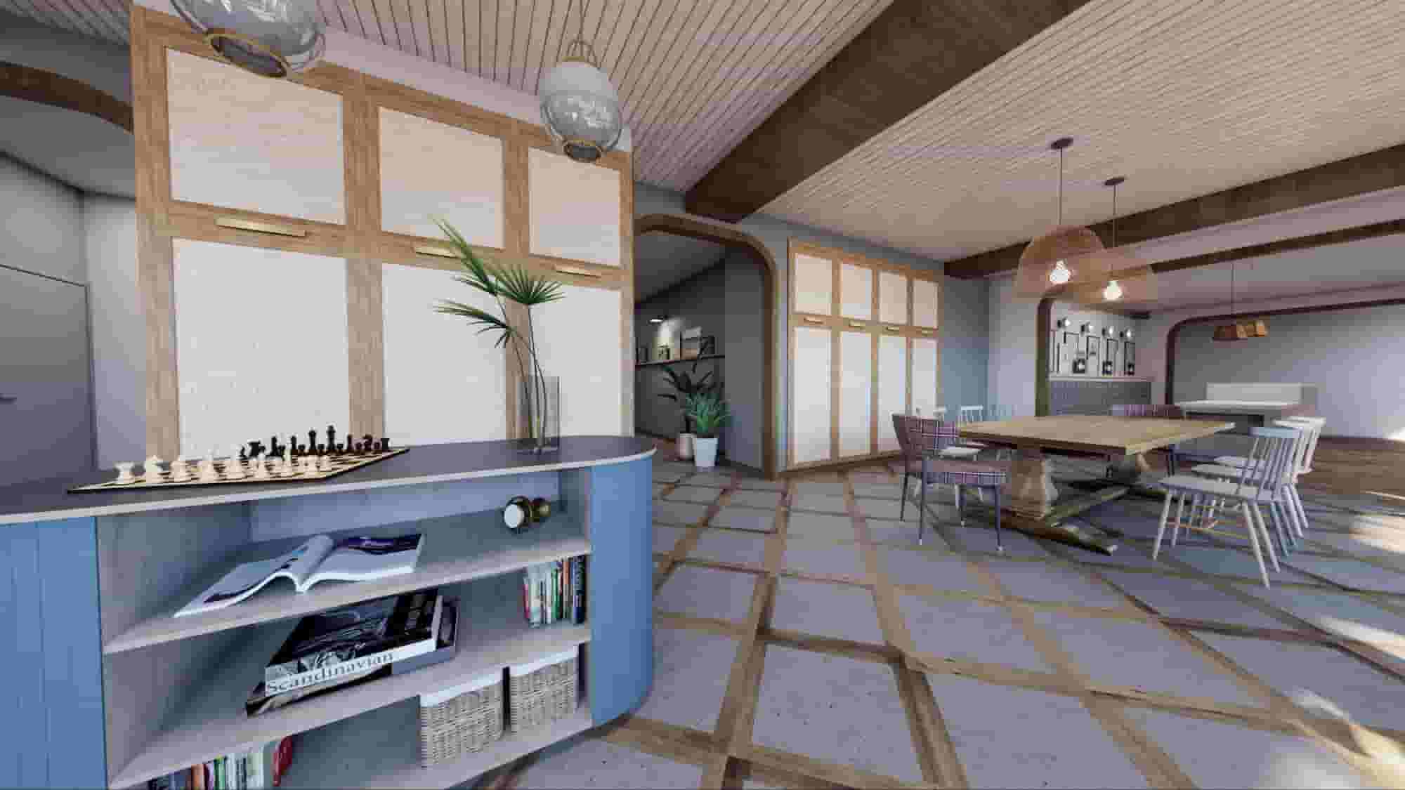 WiFi Cafe with Demo Kitchen